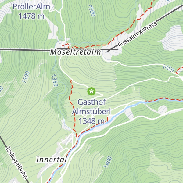 Map of Gasthof Almstüberl