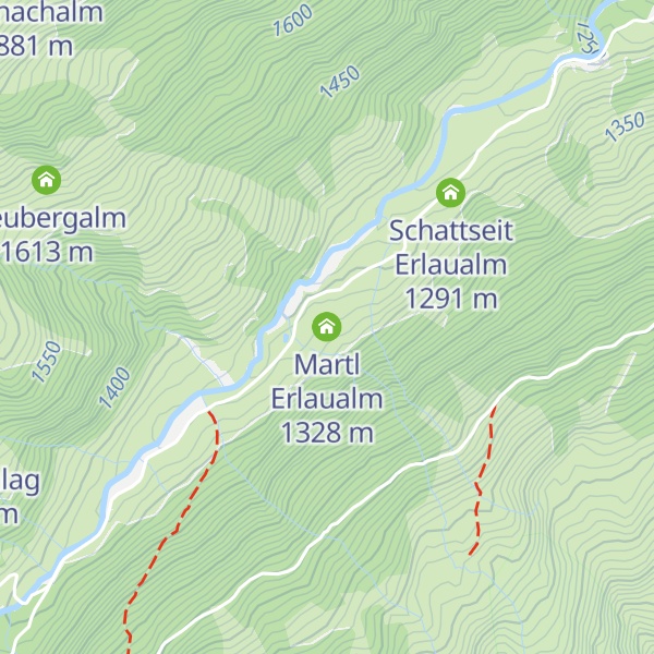Map of Martl Erlaualm