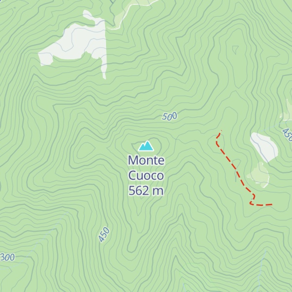 Map of Monte Cuoco