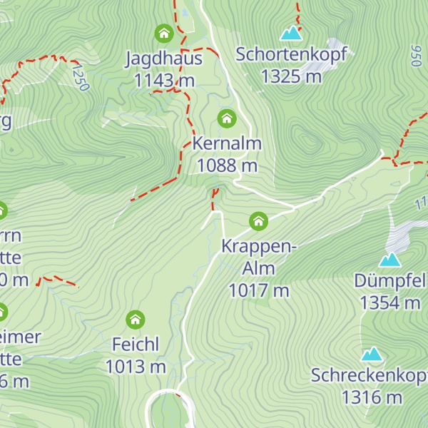 Map of Huber-Alm