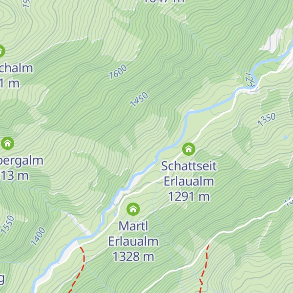 Map of Larchanger Alm