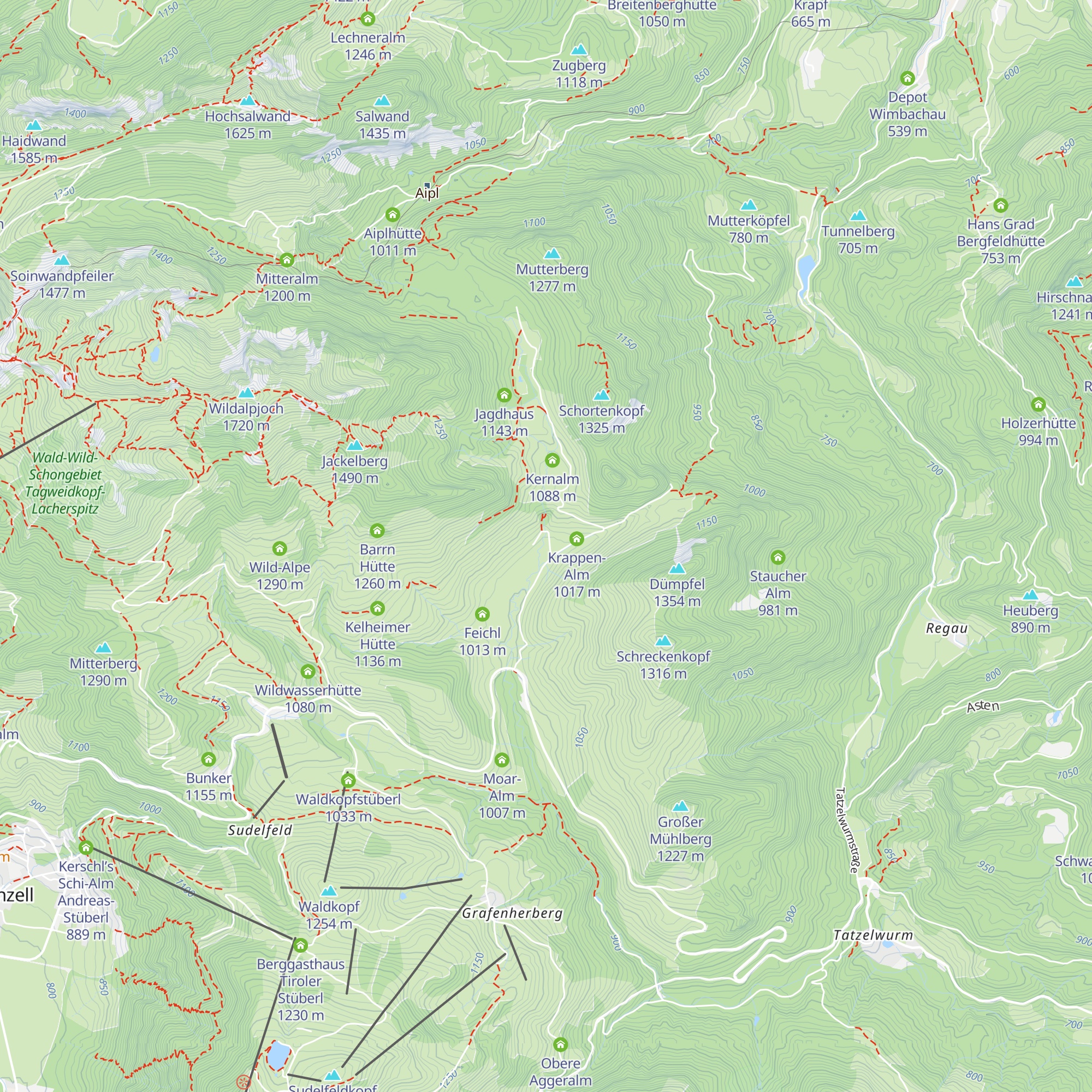 Dräxl-Alm map
