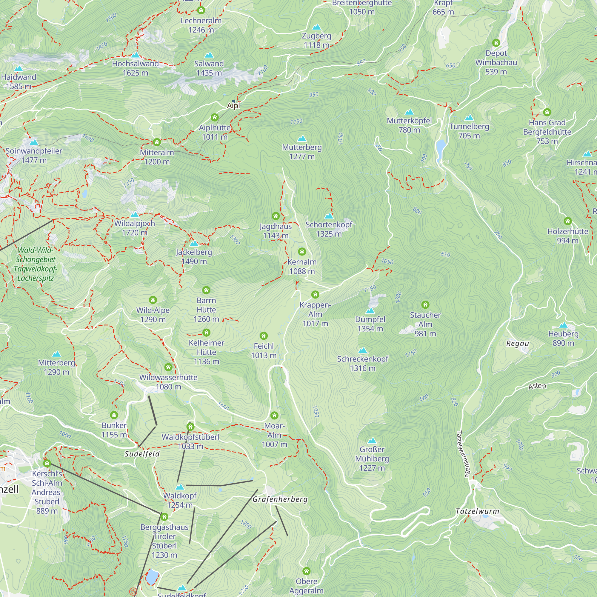 Dräxl-Alm map