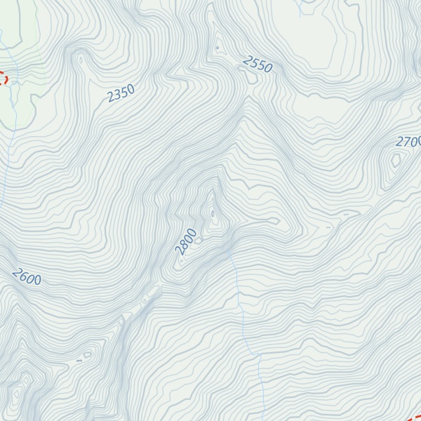 Map of Katzenkofel - Cima del Gatto