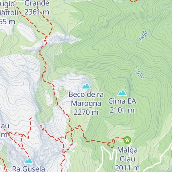 Map of Beco de ra Marogna