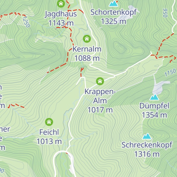 Map of Schröcker-Hütte