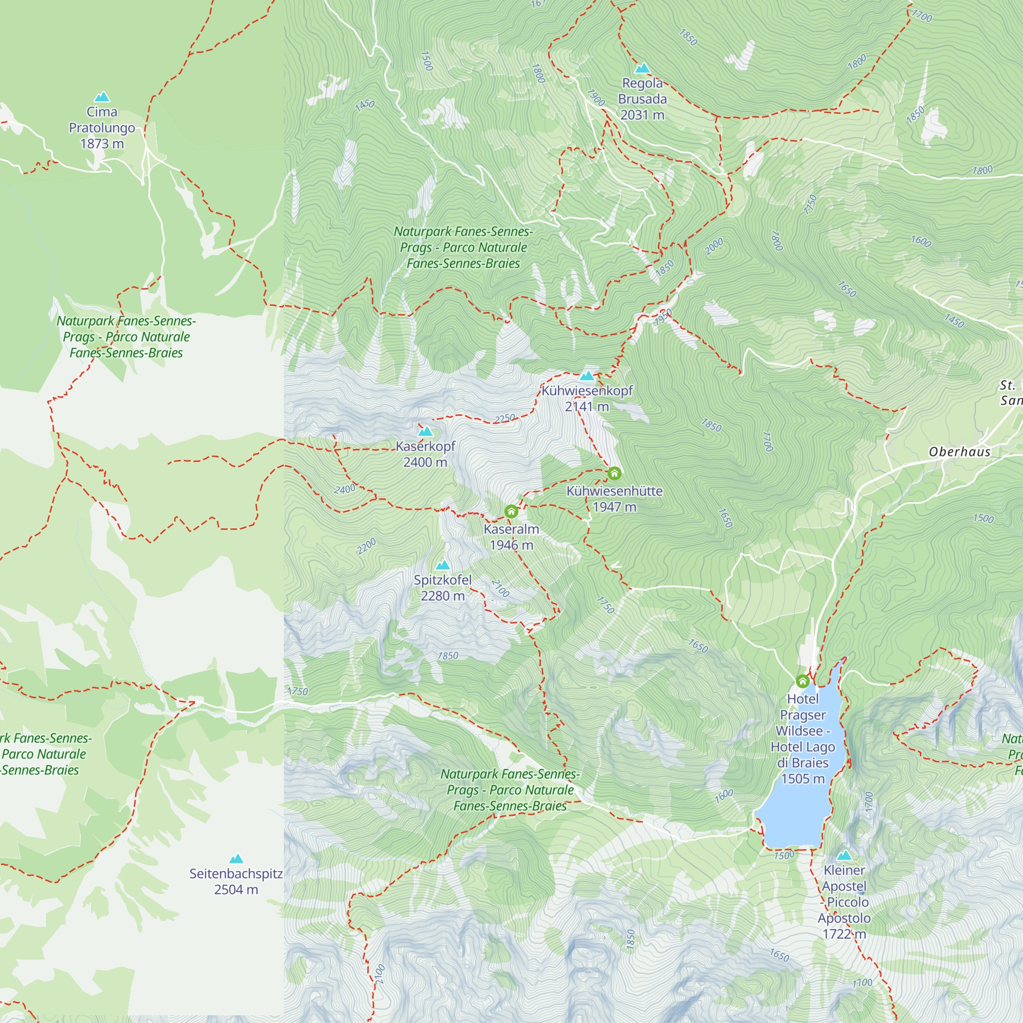 Kaseralm map