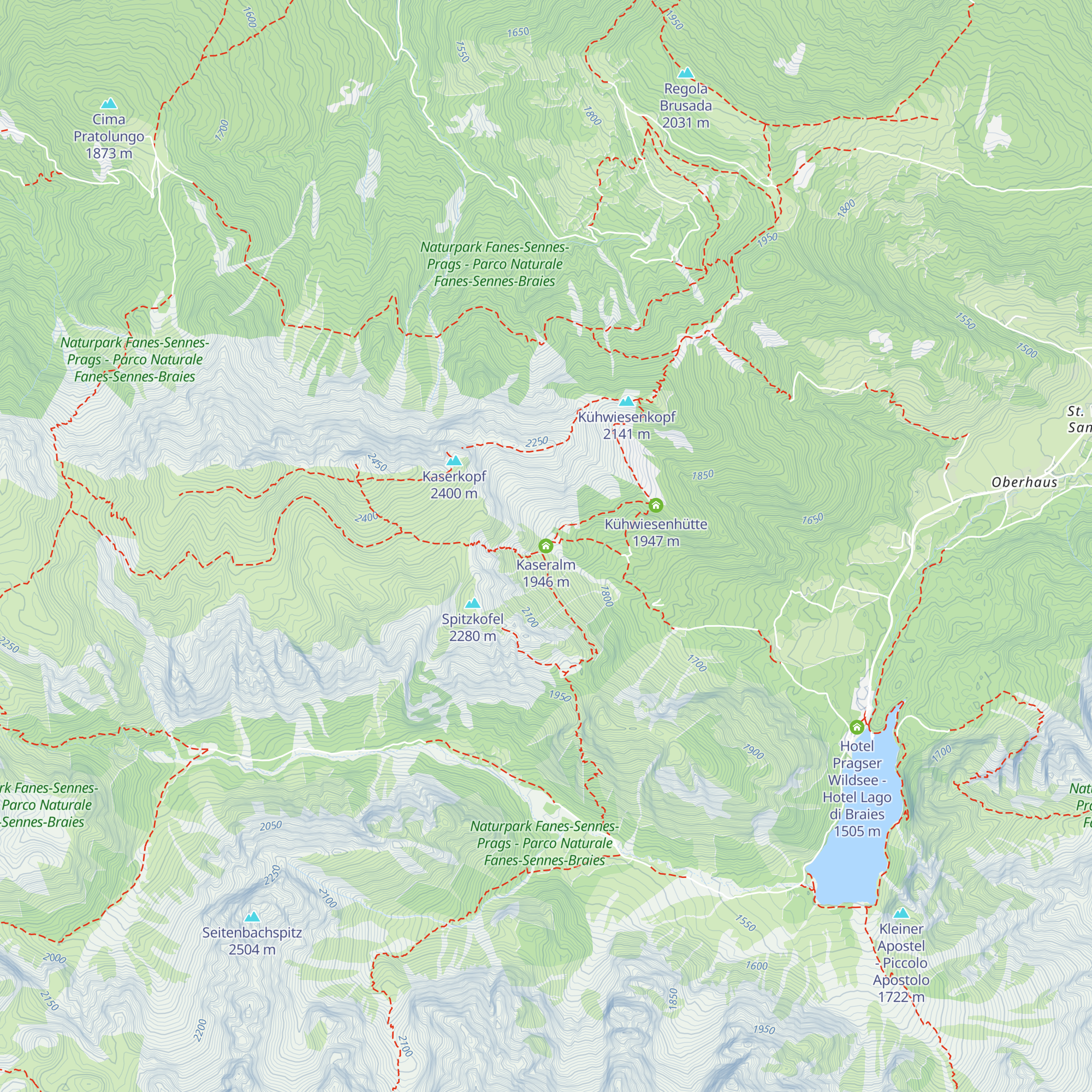 Kaseralm map