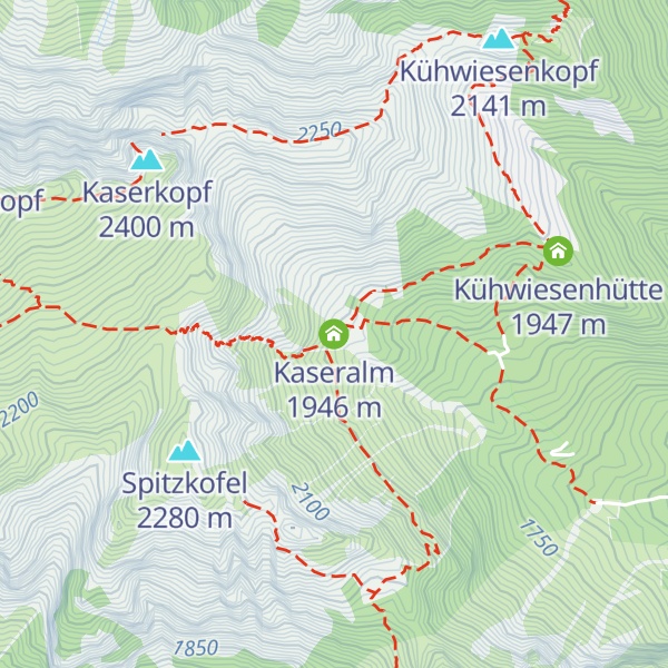 Map of Käseralm