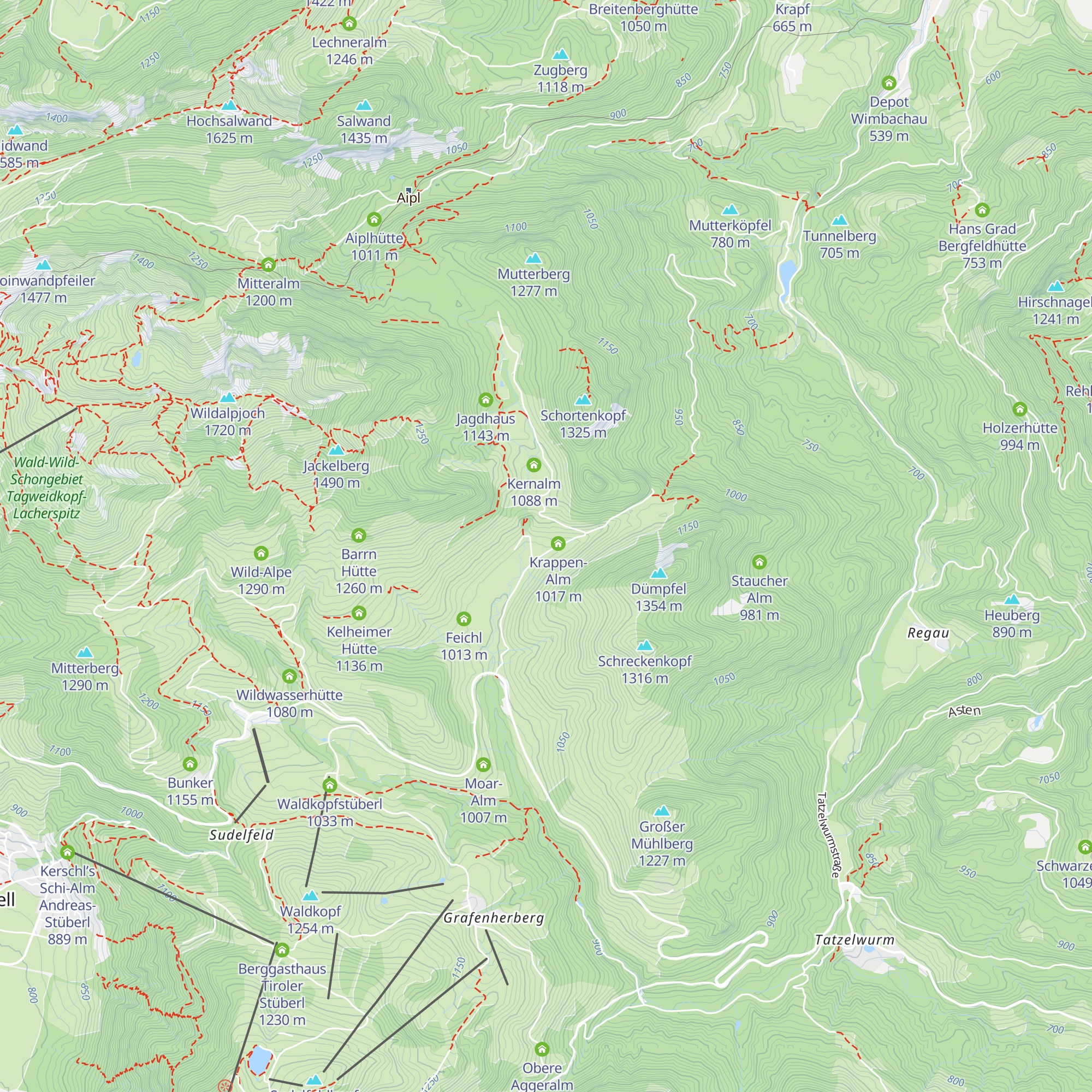 Bauernschmied-Alm map