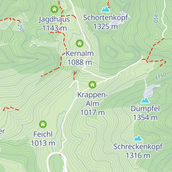 Map of Bauernschmied-Alm