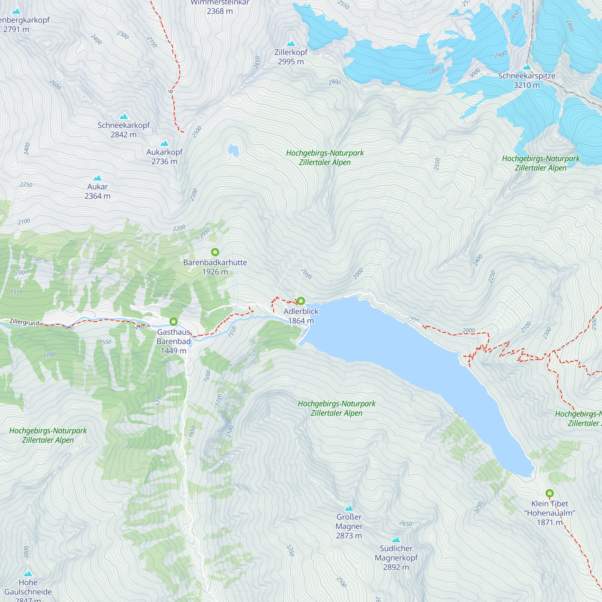 Adlerblick map