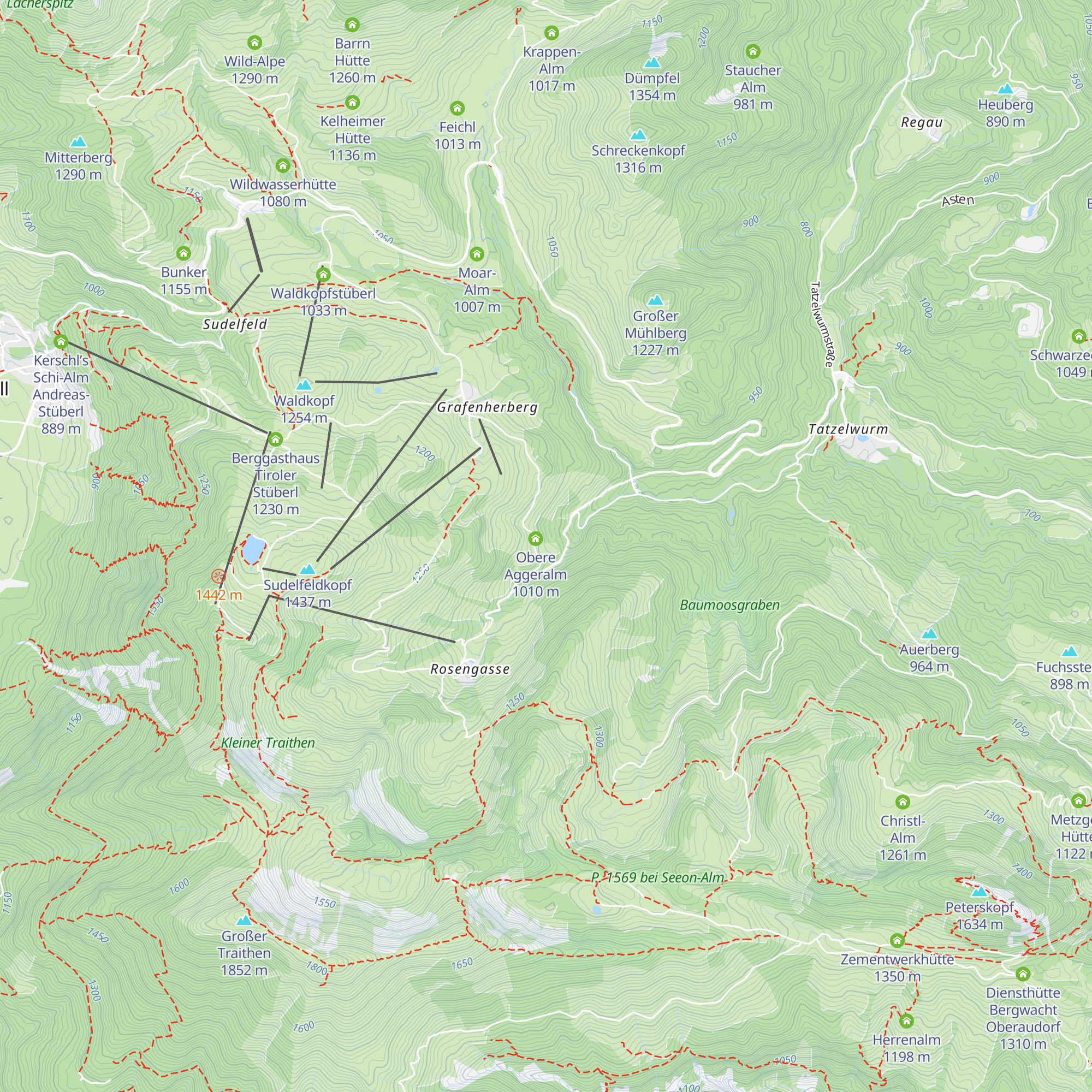 Aggeralm map