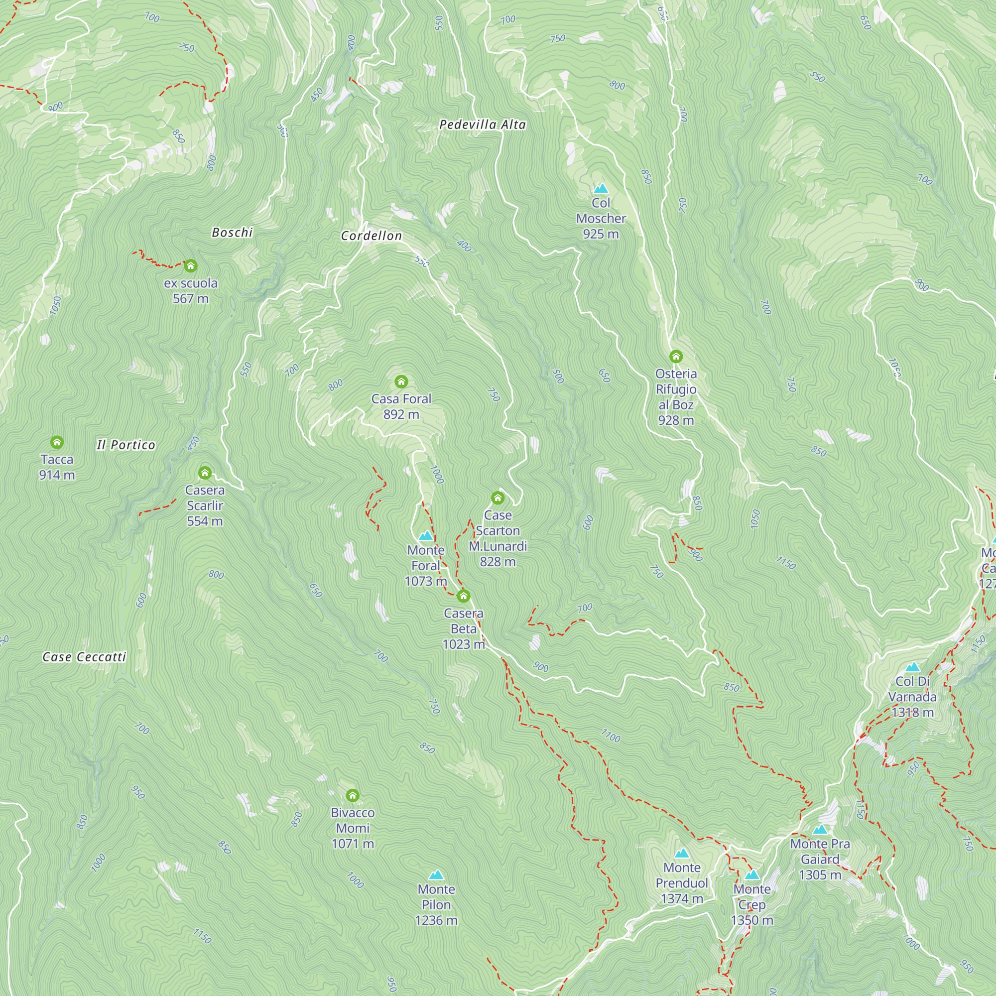 Case Scarton M.Lunardi map