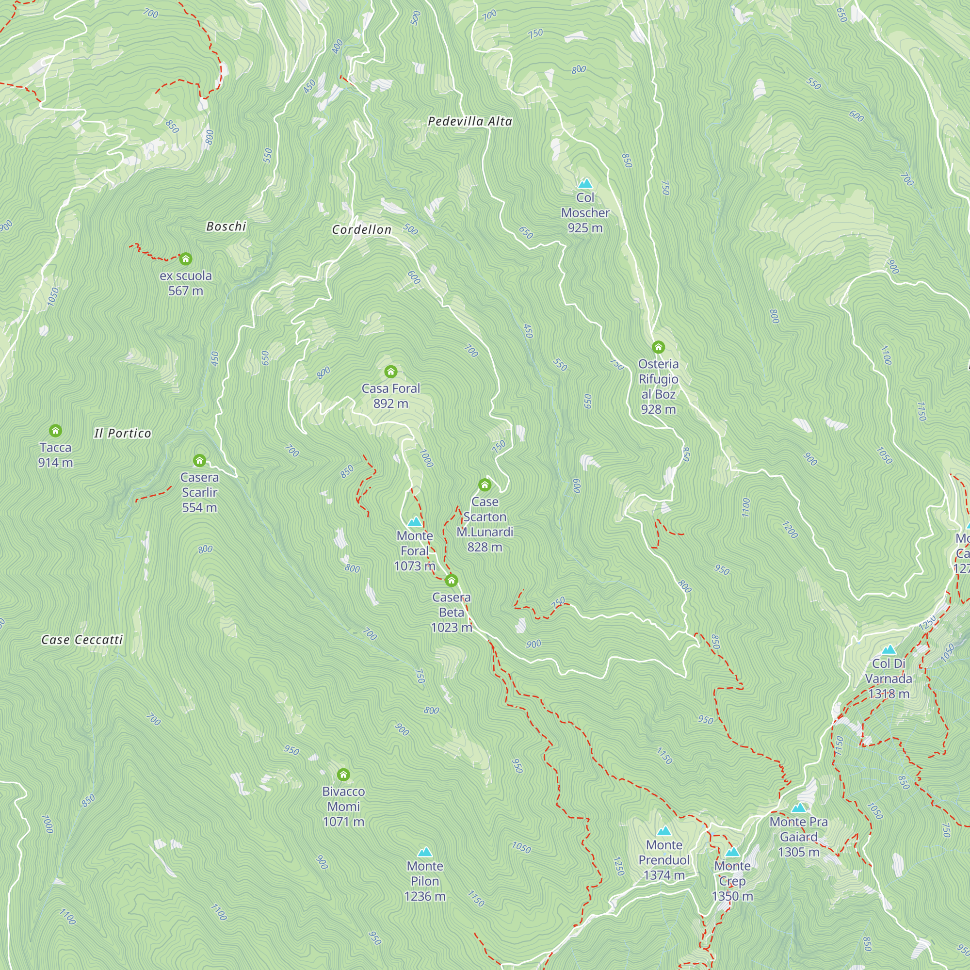 Case Scarton M.Lunardi map