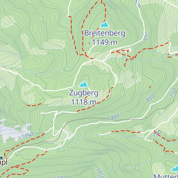 Map of Goossens Hütte