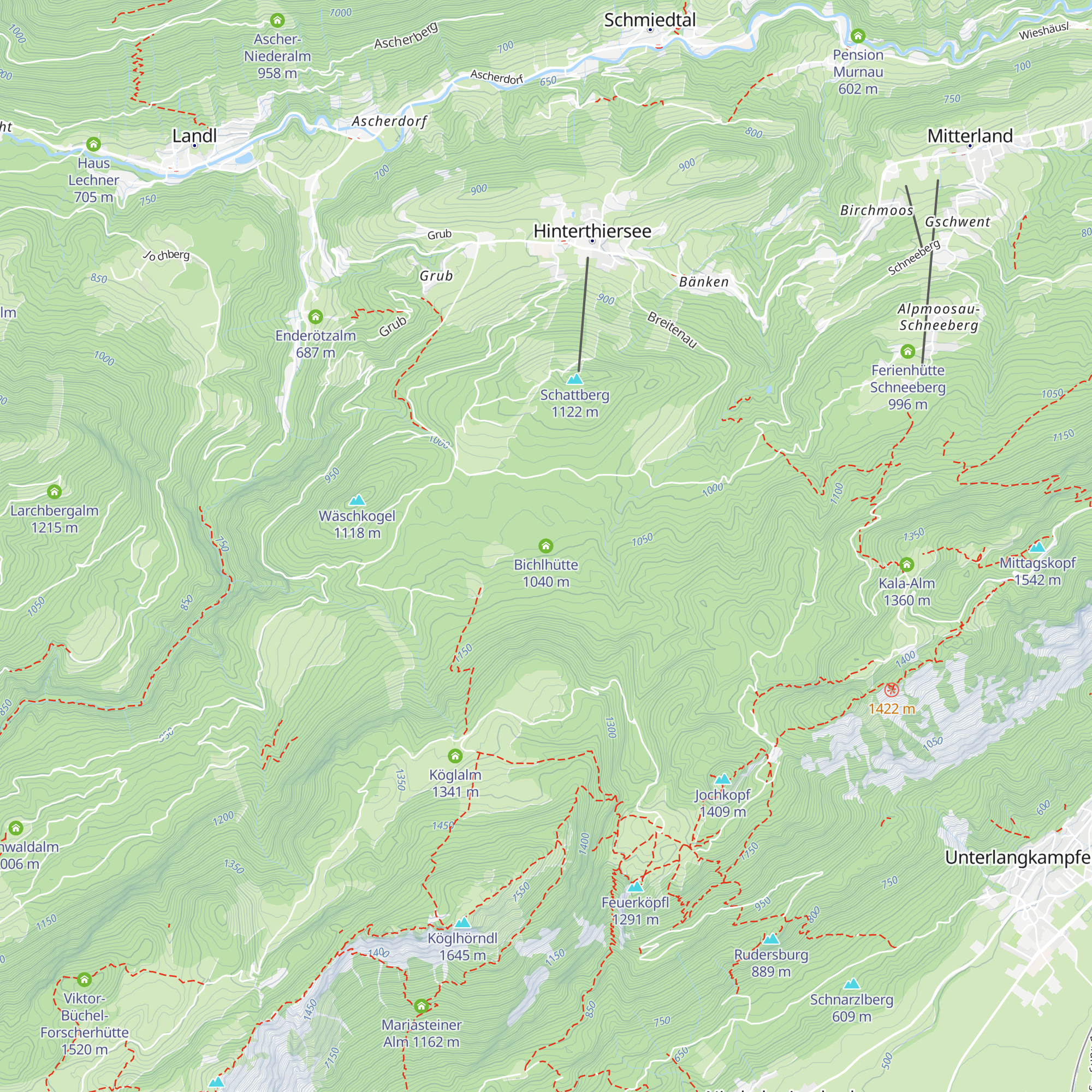Bichlhütte map
