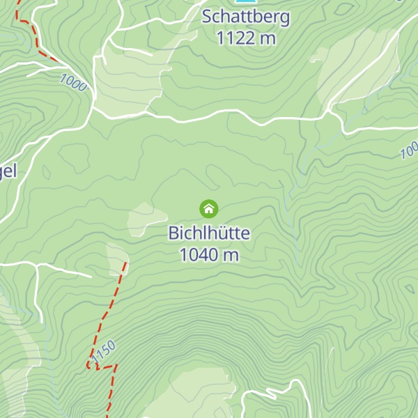 Map of Bichlhütte