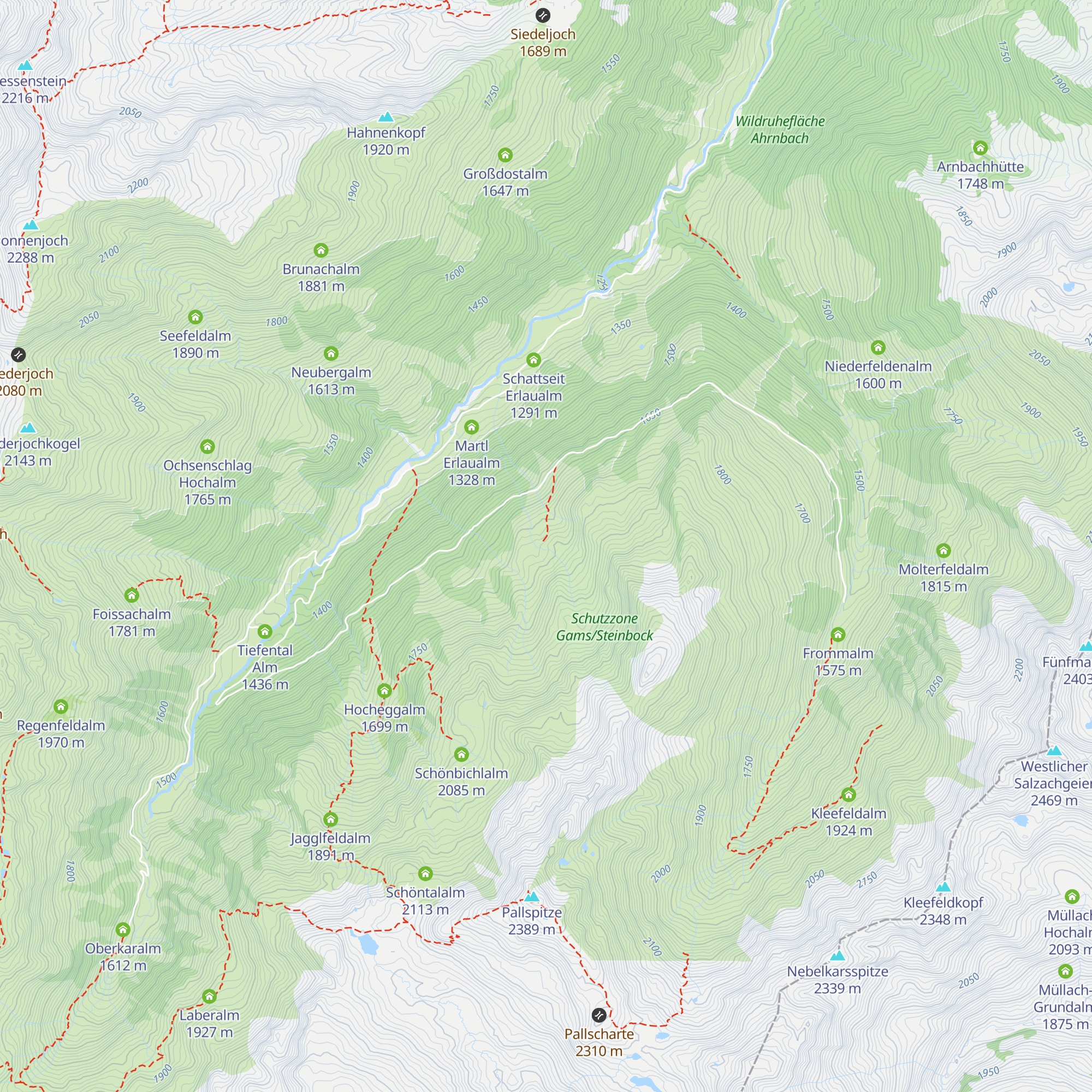 Bärentalalm map