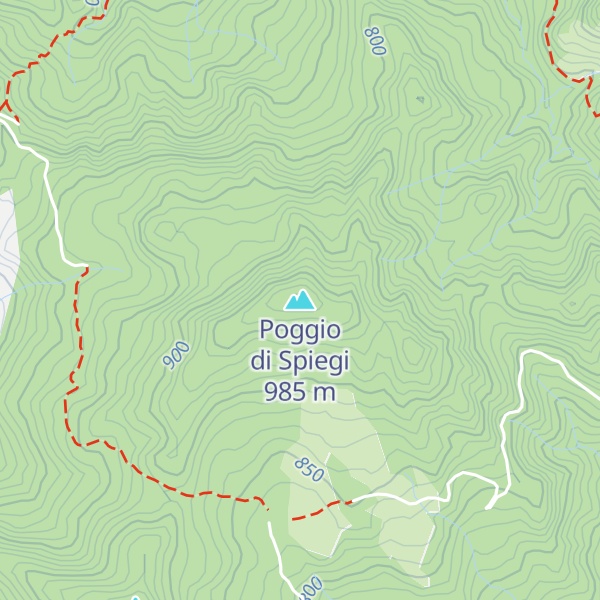 Map of Poggio di Spiegi