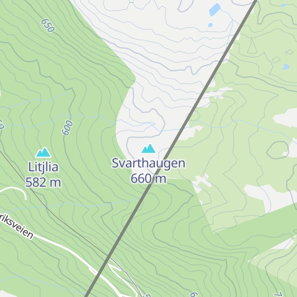 Map of Svarthaugen