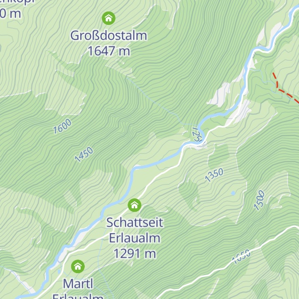 Map of Sonnseit Erlaualm