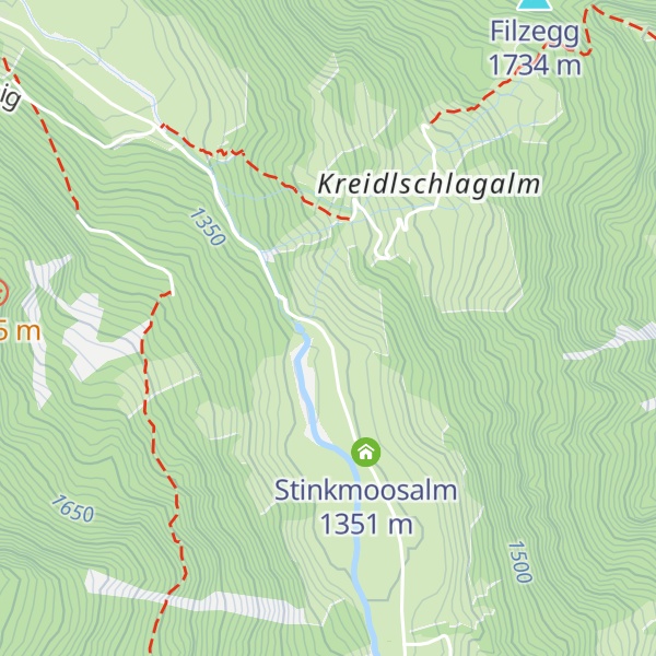 Map of Jörgleralm im Schönachtal