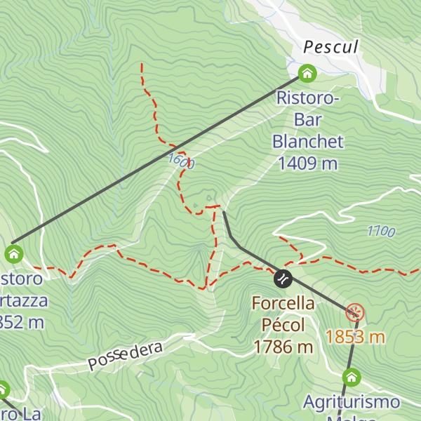 Map of Rifugio Salander