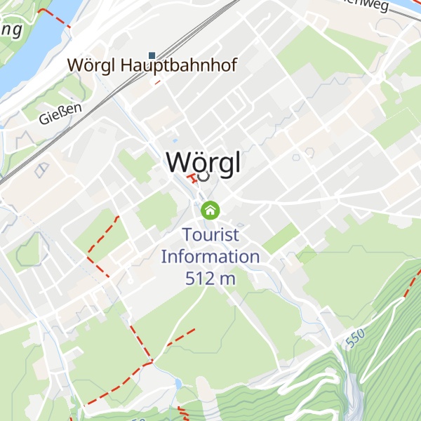 Map of Tourist Information