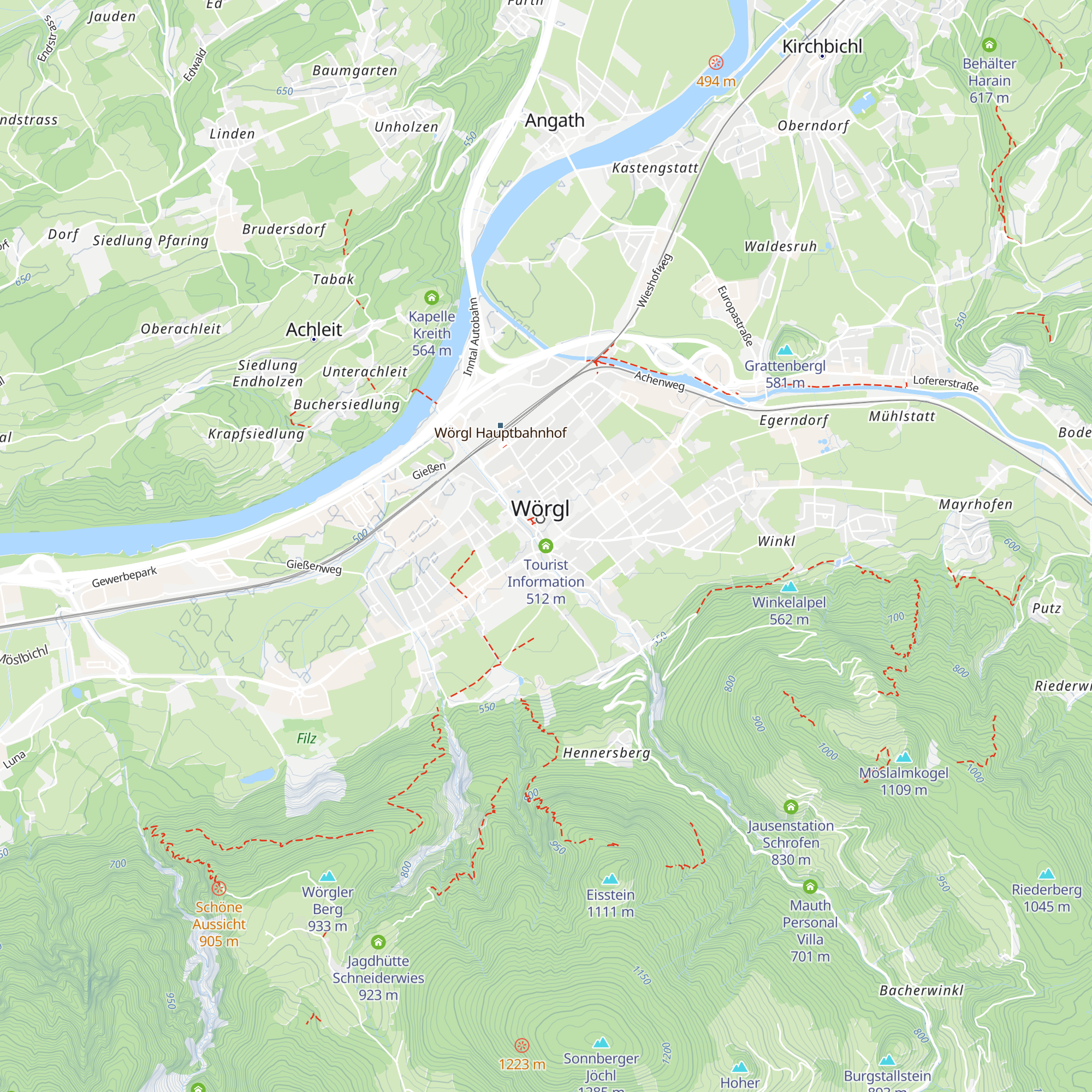 Tourist Information map