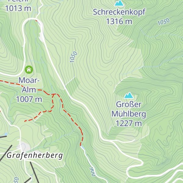 Map of Rieder-Alm oder Obere Mühlberg-Alm