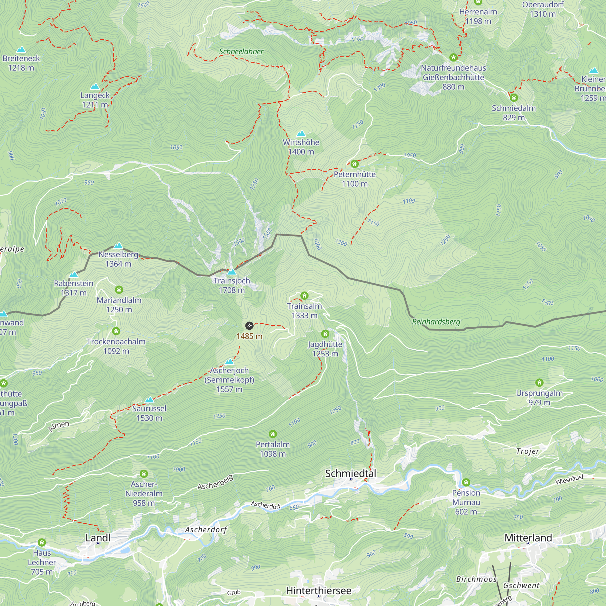Jausenstation Trainsalm (geschlossen) map