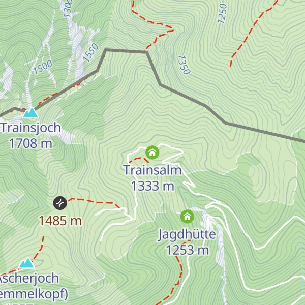 Map of Trainsalm