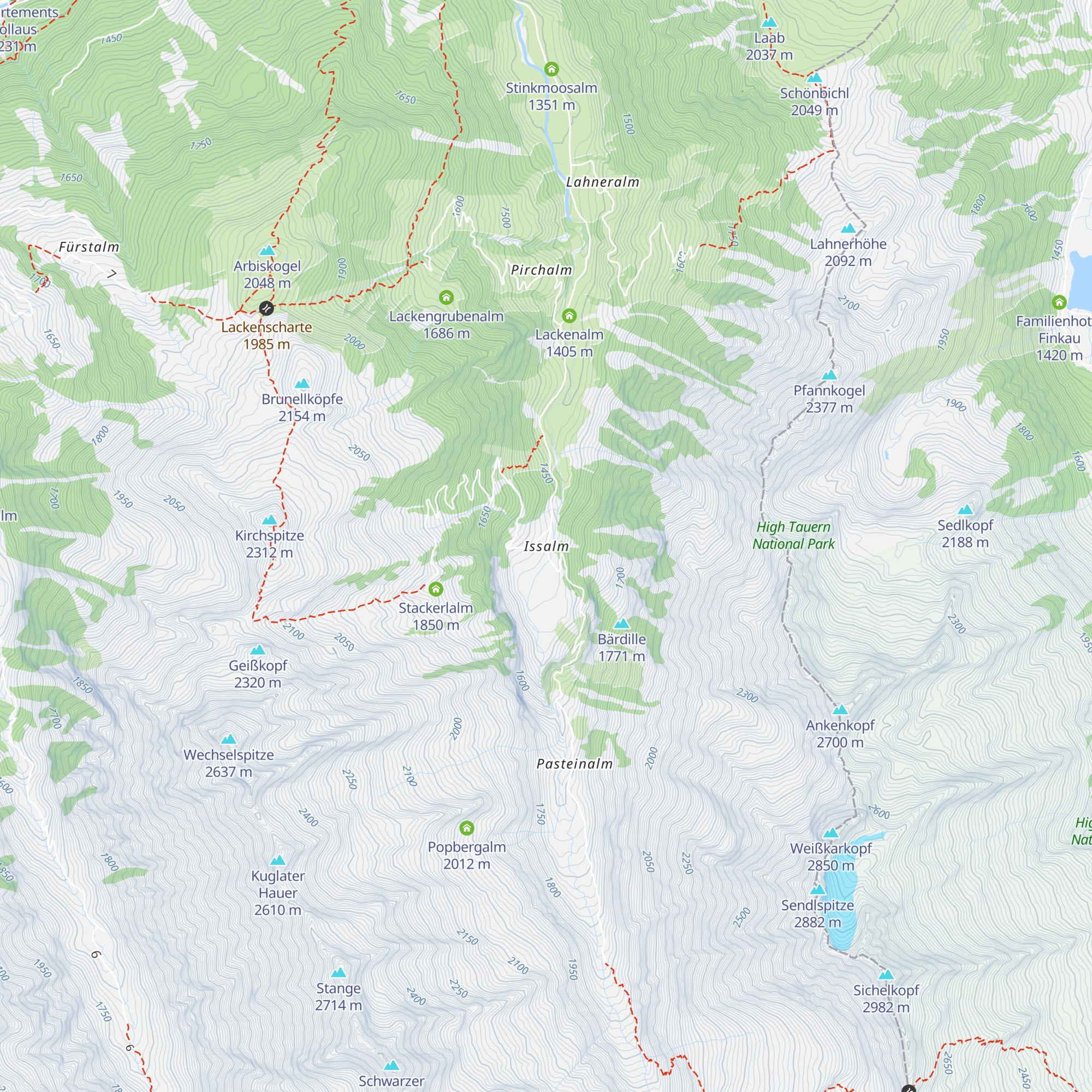 Issalm map
