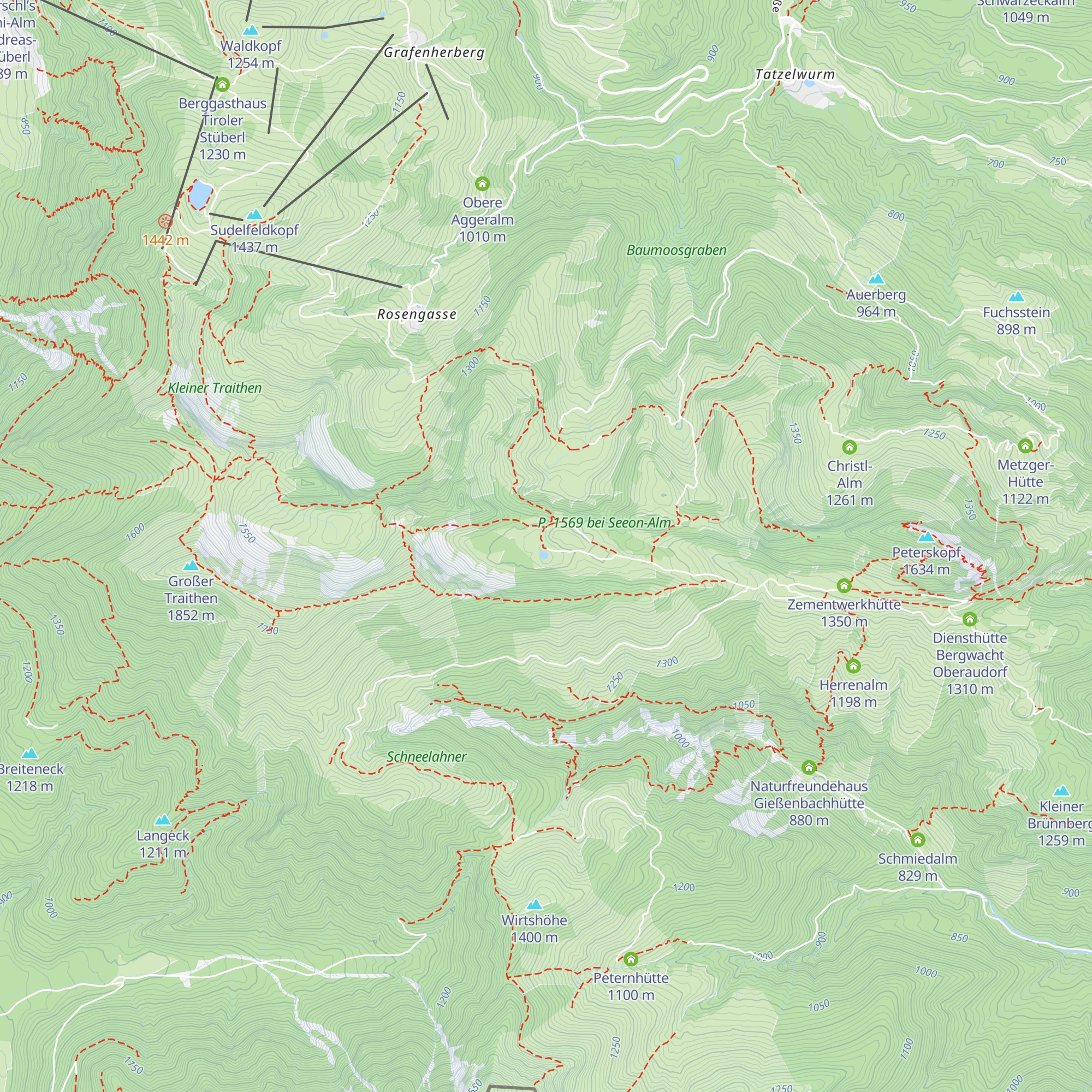 Seeon Alm map