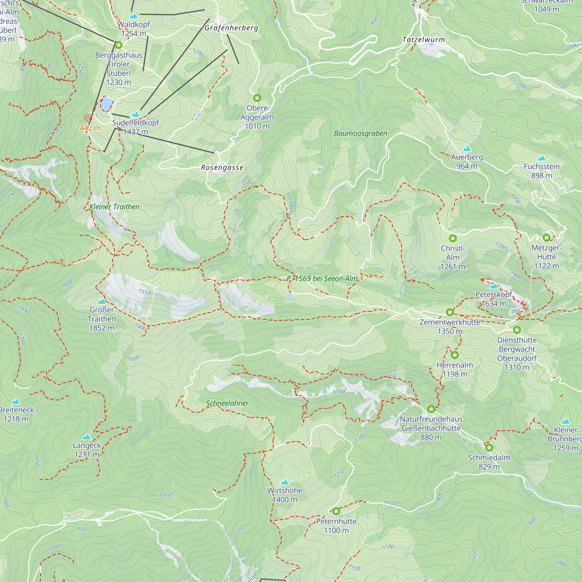 Seeon Alm map