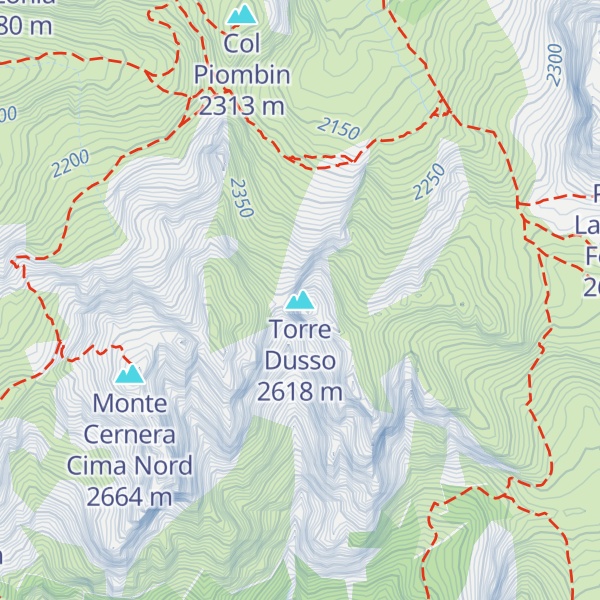 Map of Torre Dusso