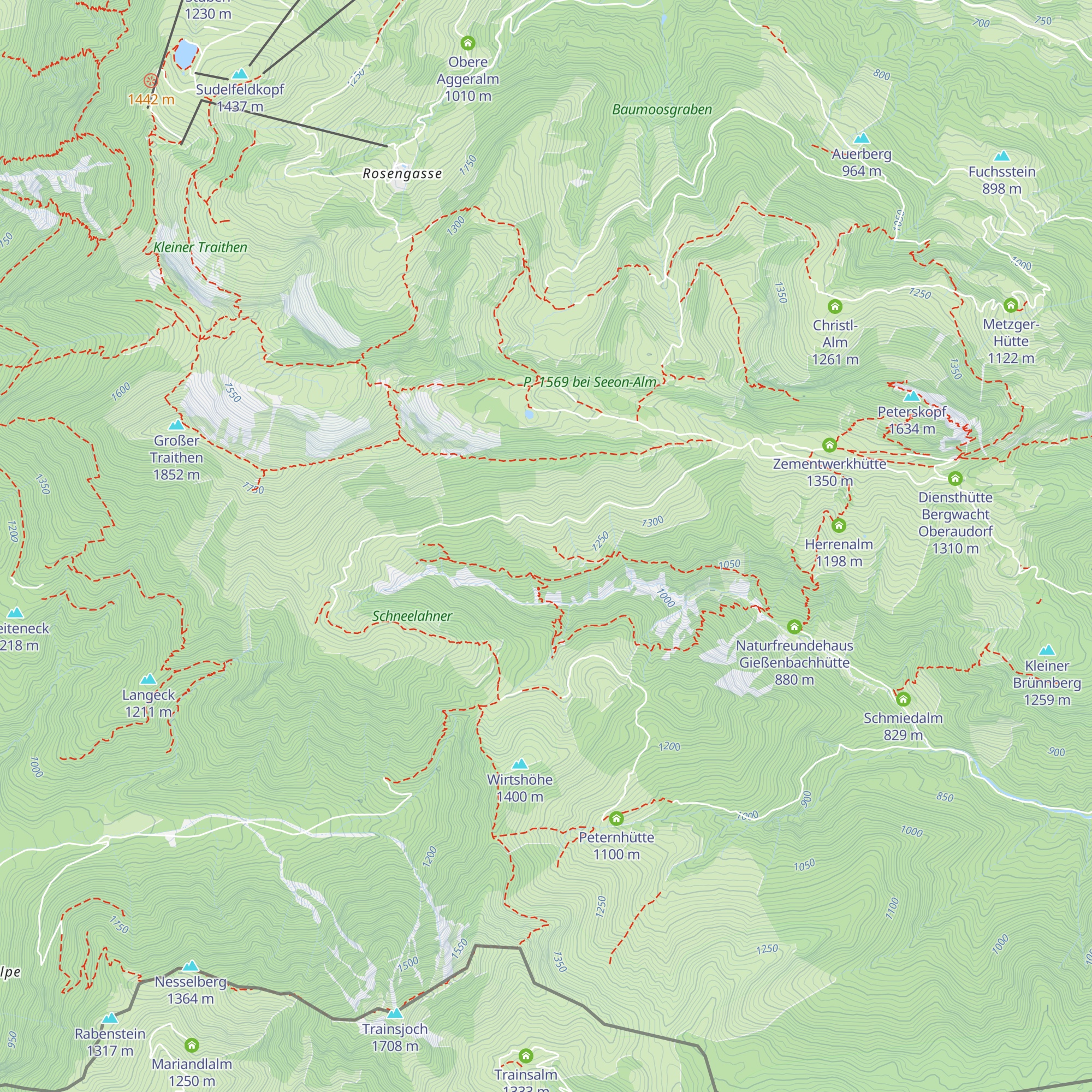 Gachenhütte map