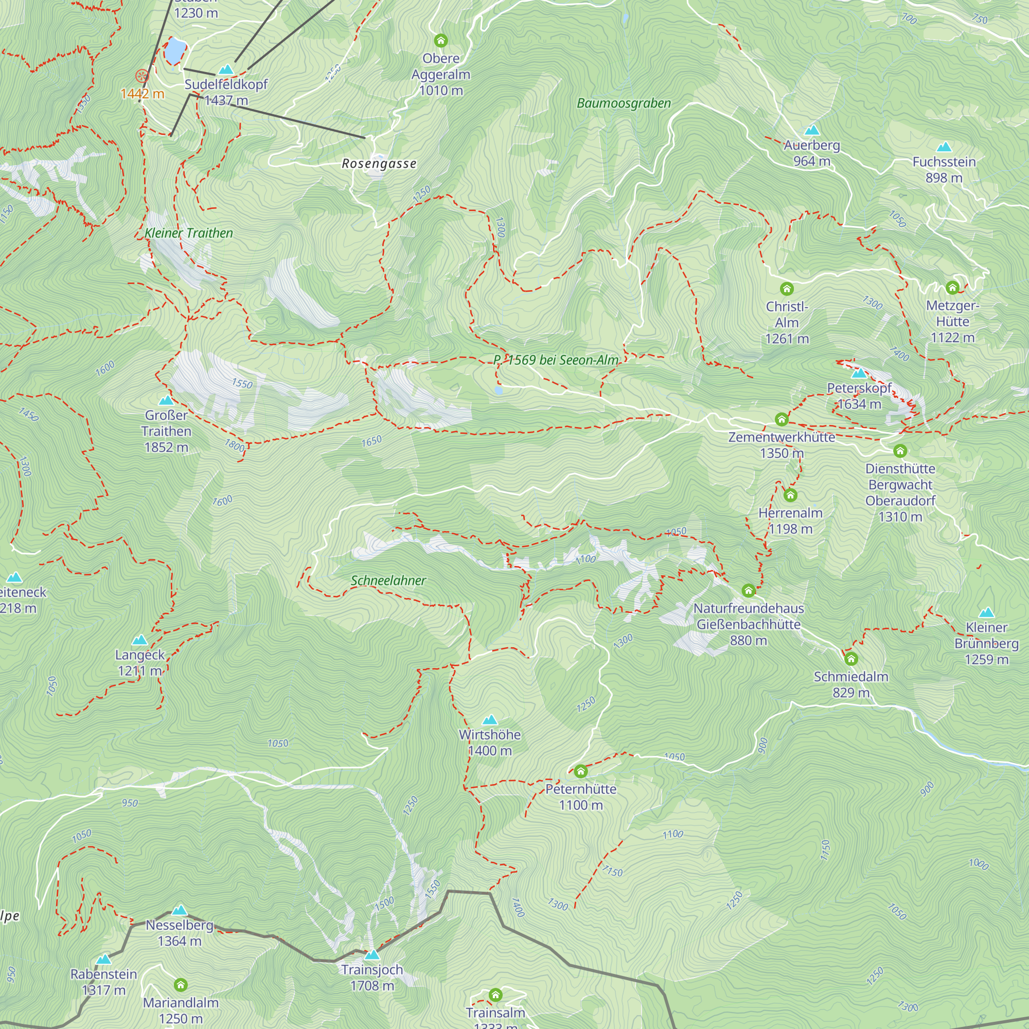 Gachenhütte map