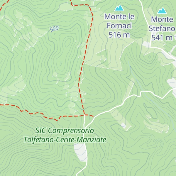 Map of Poggio Cervaro