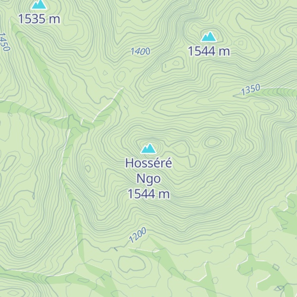 Map of Hosséré Ngo
