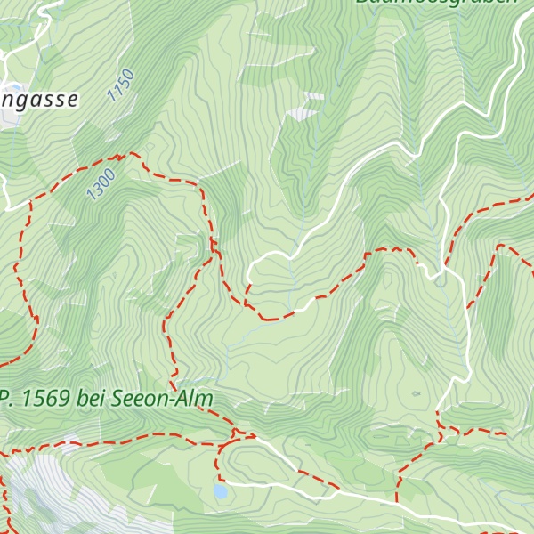 Map of Baumoos Alm