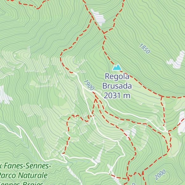 Map of Brunstalm - Malga Brusada