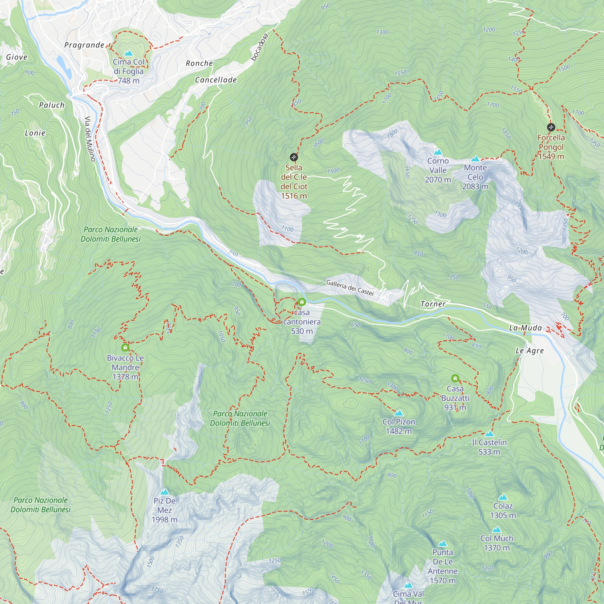casa cantoniera map