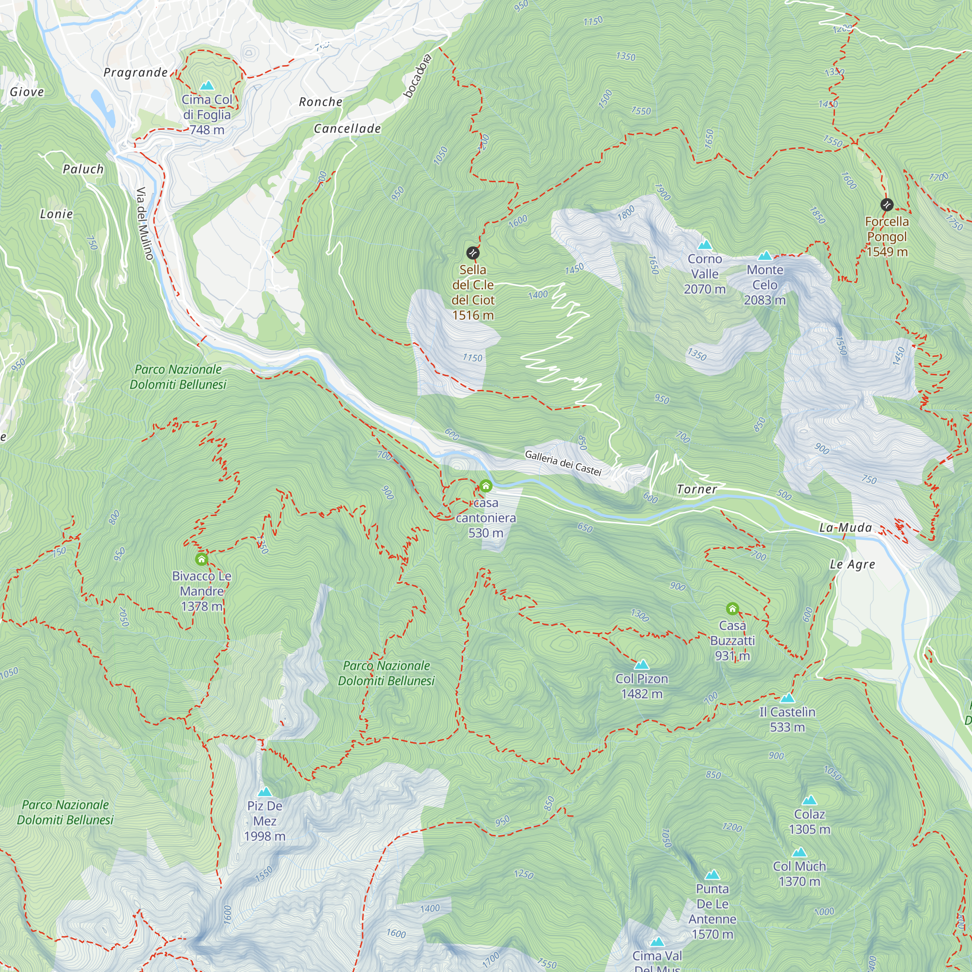 casa cantoniera map