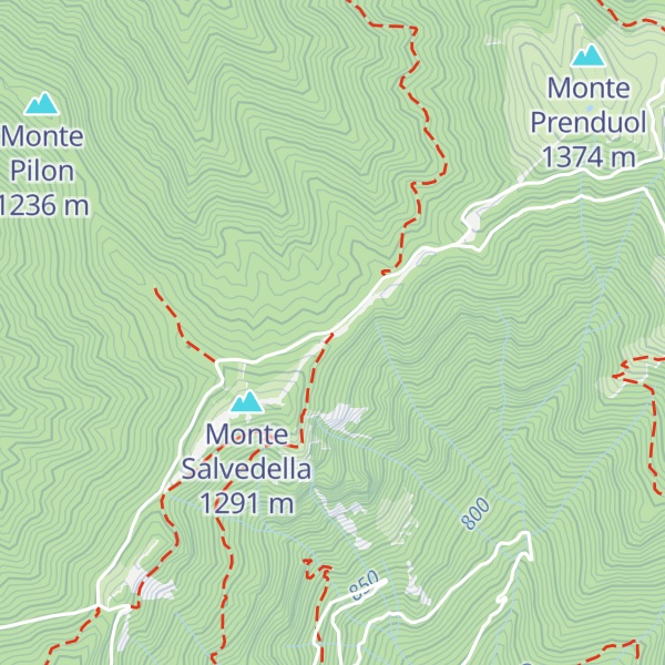 Map of Bivacco Salvedella Nuova