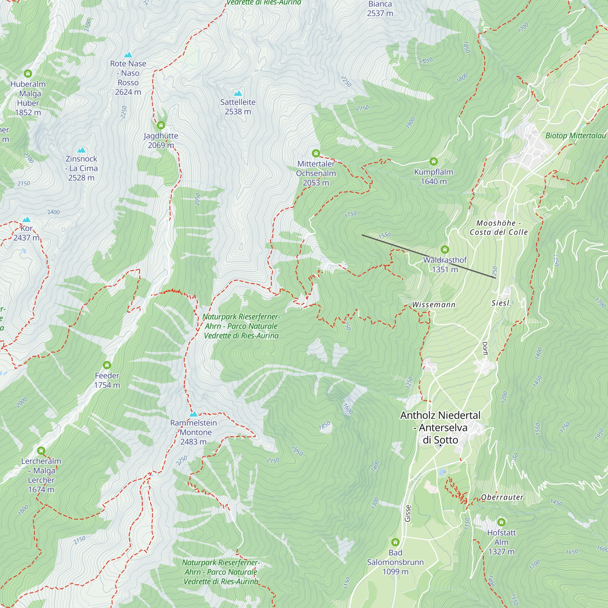 Grentealm map