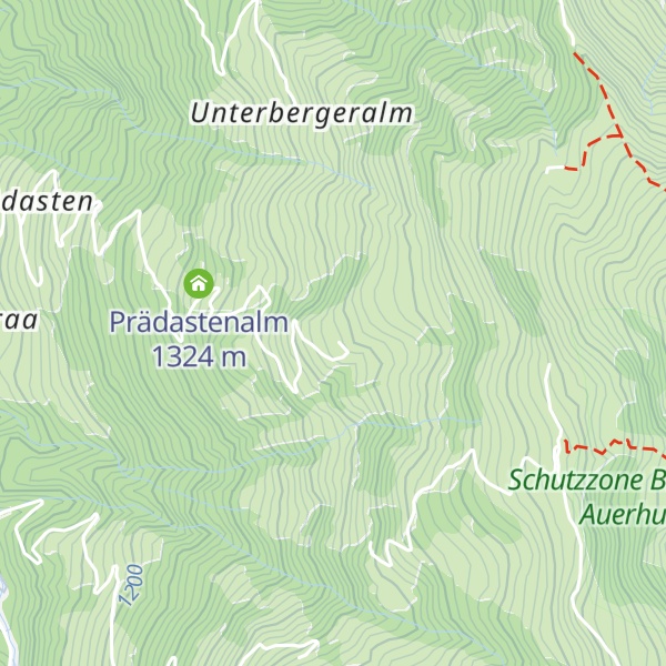 Map of Prädasten Hochalm