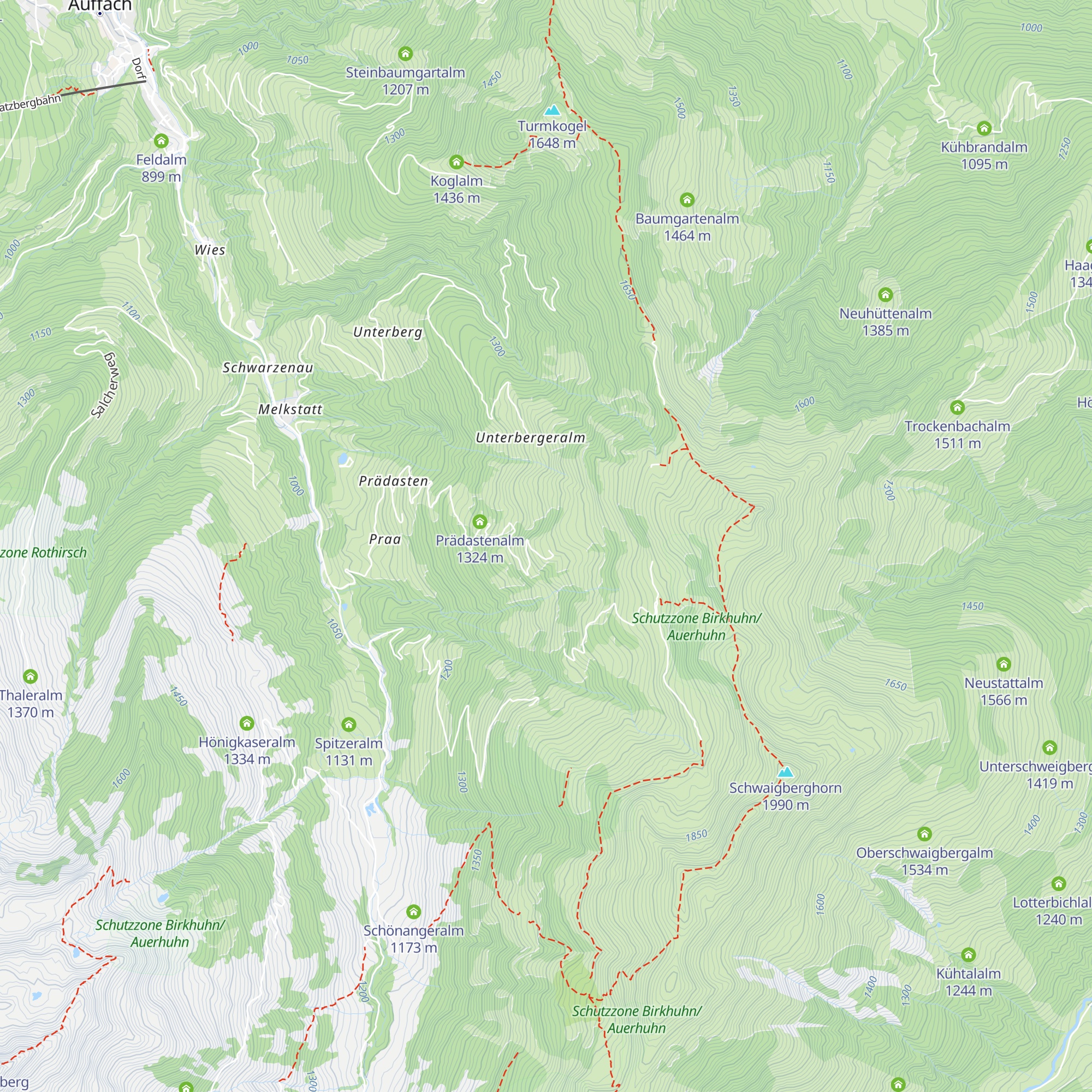 Prädasten Hochalm map