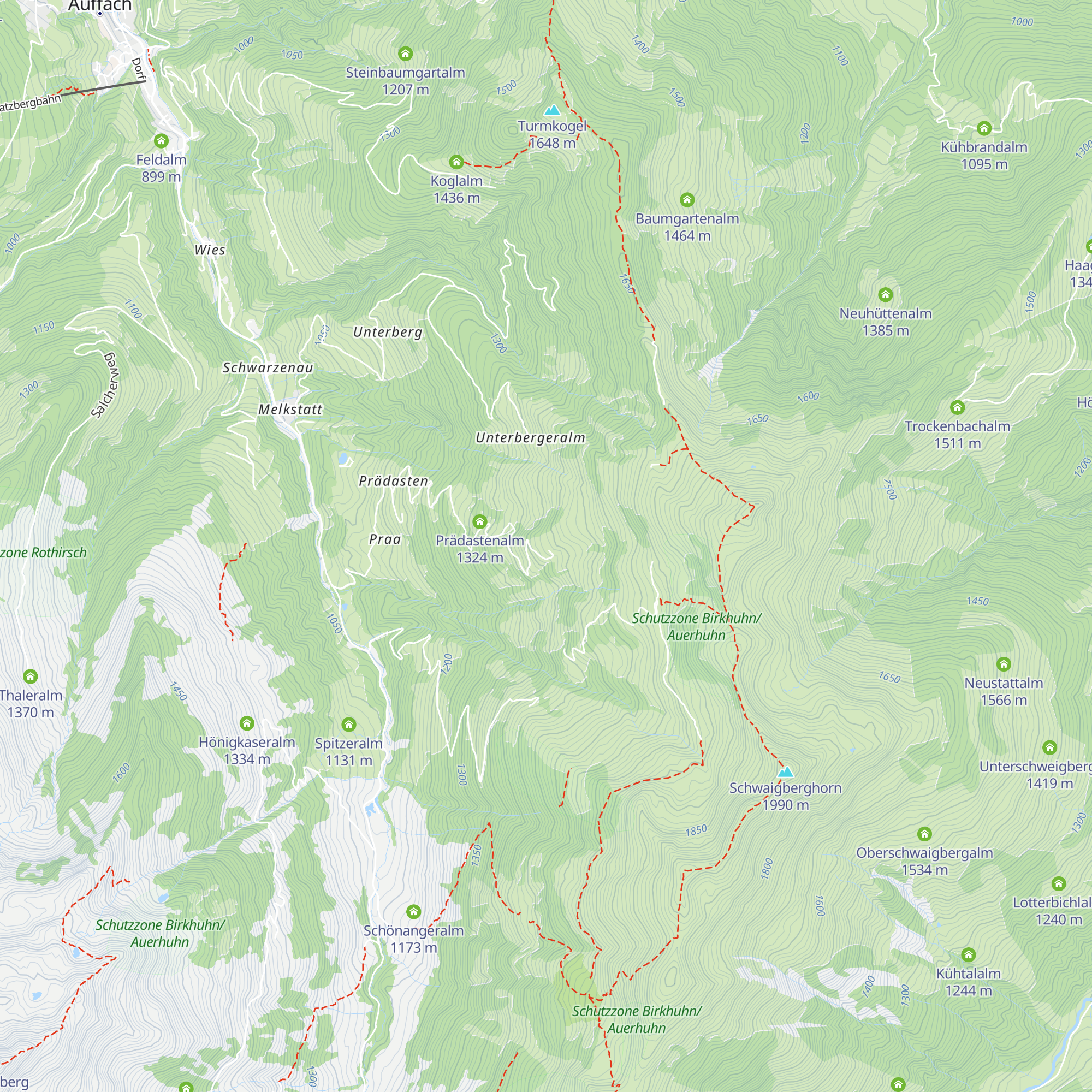 Prädasten Hochalm map
